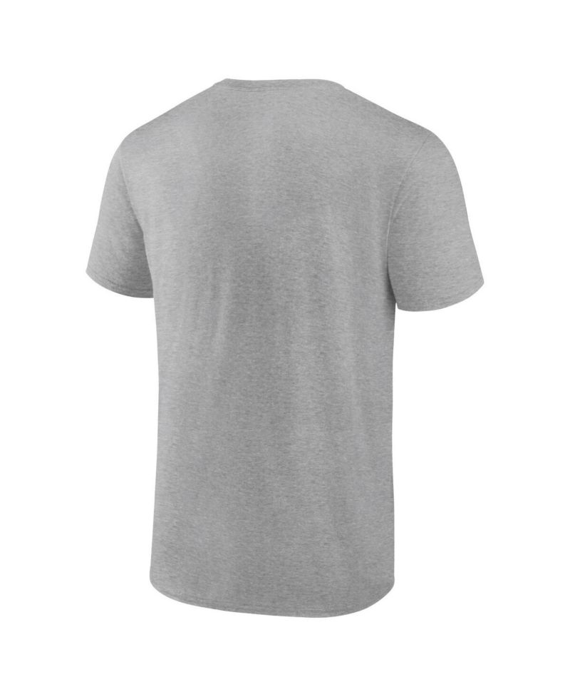Men's Heather Gray Utah Hockey Club Draft Logo T-Shirt