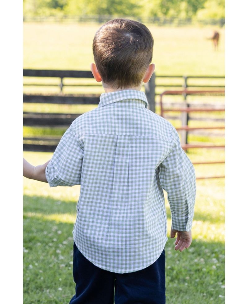 Baby Boy (12M-24M ) Check Button Down Shirt