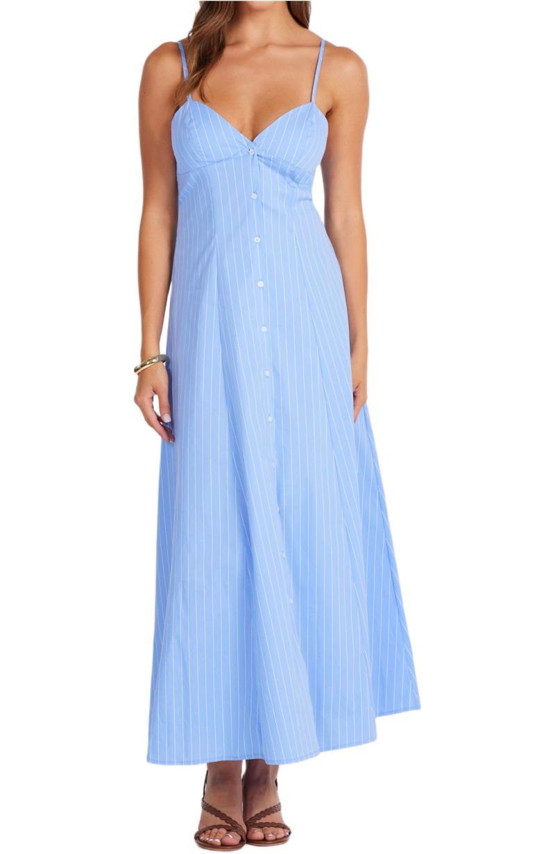 Women's Bishop + Young Adria Poplin Button Front Dress