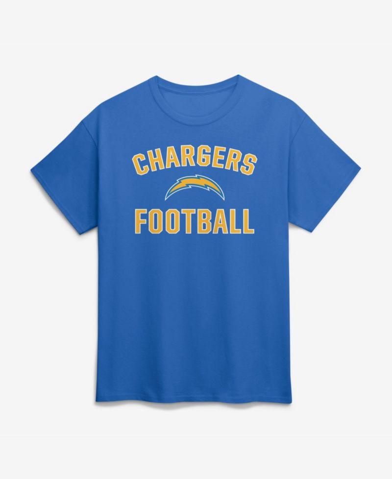Men's Los Angeles Chargers Arch Victory Classic-Fit Graphic T-Shirt