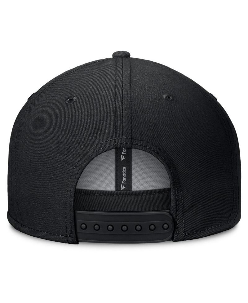Men's Black Boston Bruins Primary Logo Snapback Hat