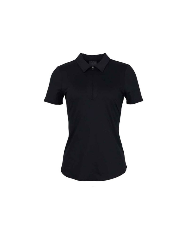 Women's Performance Golf Semi-Fitted Honeycomb-Textured Polo