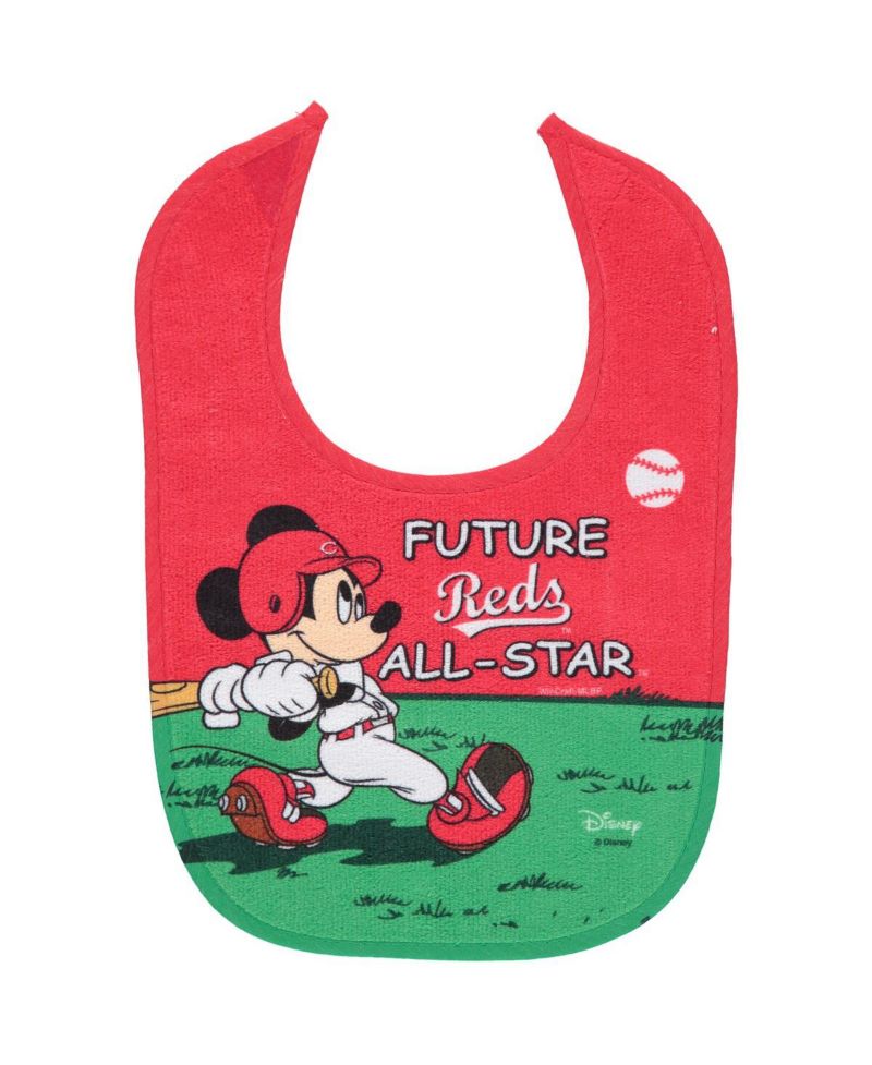 Baby Boys and Girls Cincinnati Reds Disney Mickey All Pro Baby Bib