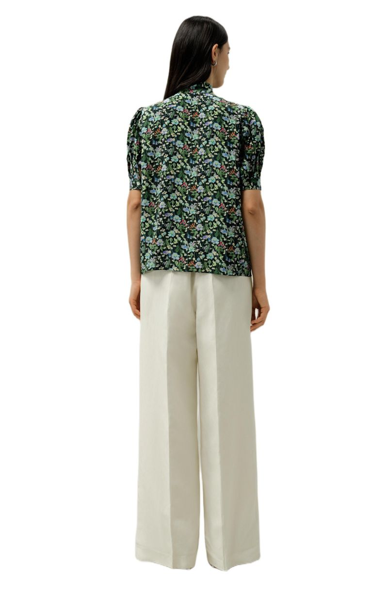 Women's Puff-Sleeve Blouse - Made With Liberty Fabric