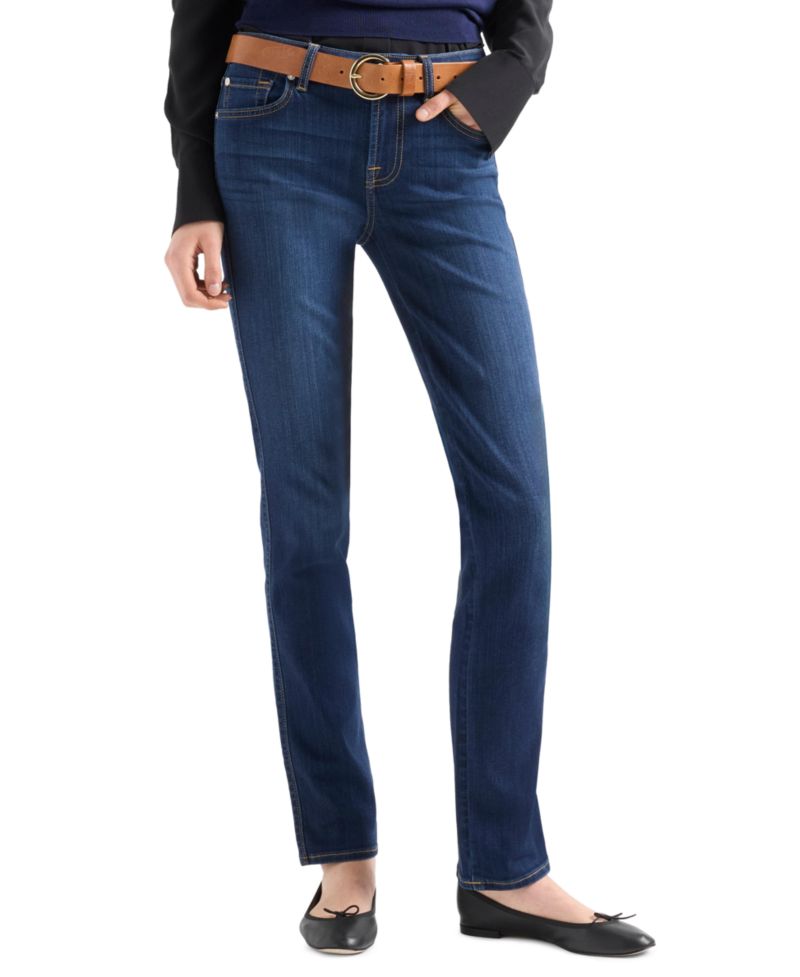 Women's Kimmie Mid-Rise Straight-Leg Jeans