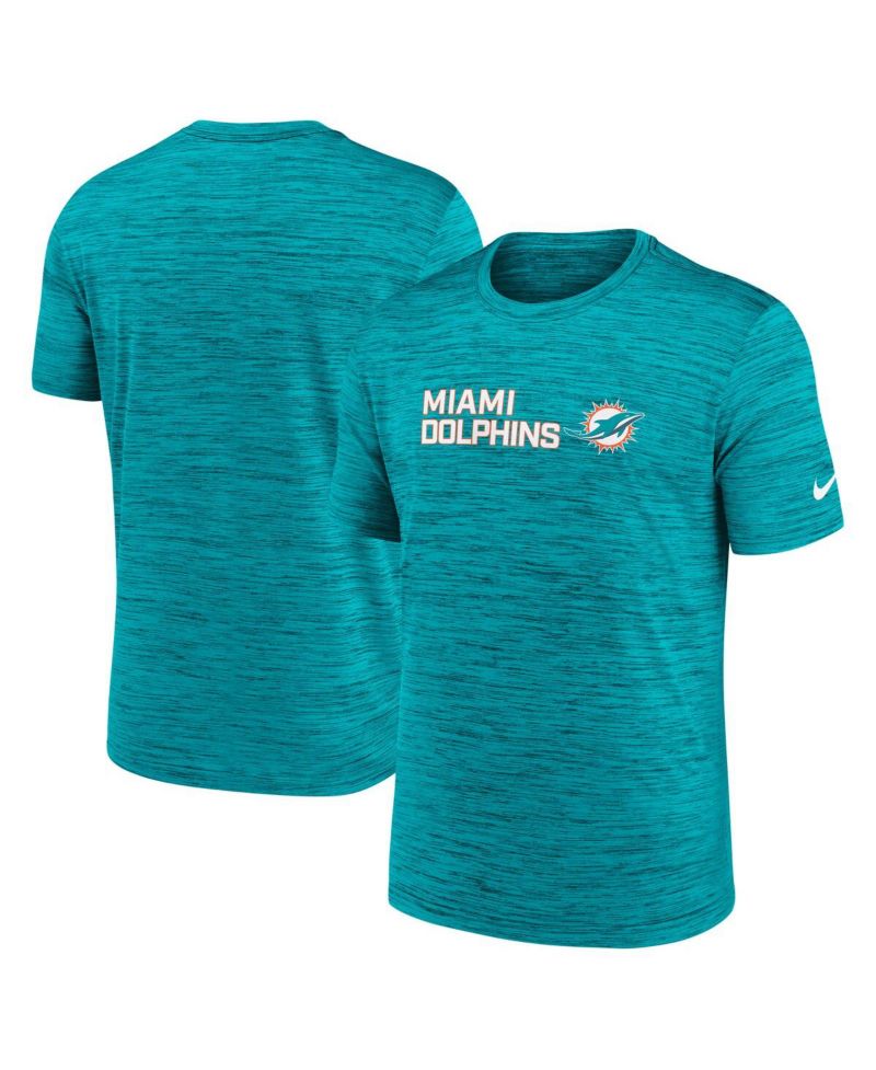 Men's Aqua Miami Dolphins Big & Tall Primetime Reverse Play Velocity Performance T-Shirt