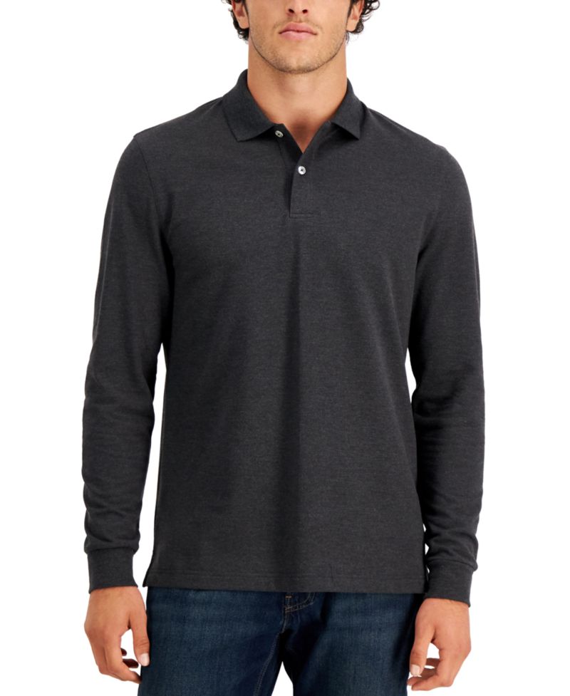 Men's Solid Stretch Polo Shirt