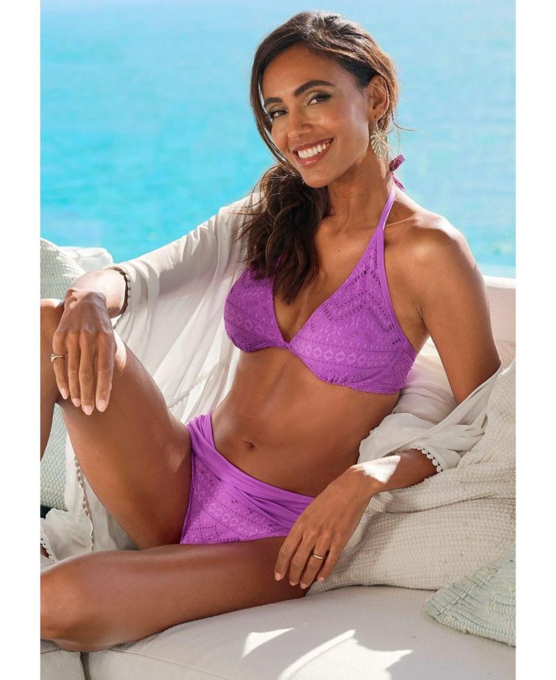 Women's Crochet Everyday Comfort Underwire Bikini Top