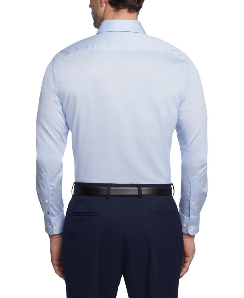 Men's Flex Wrinkle Free Stretch Twill Dress Shirt, Regular & Slim Fit