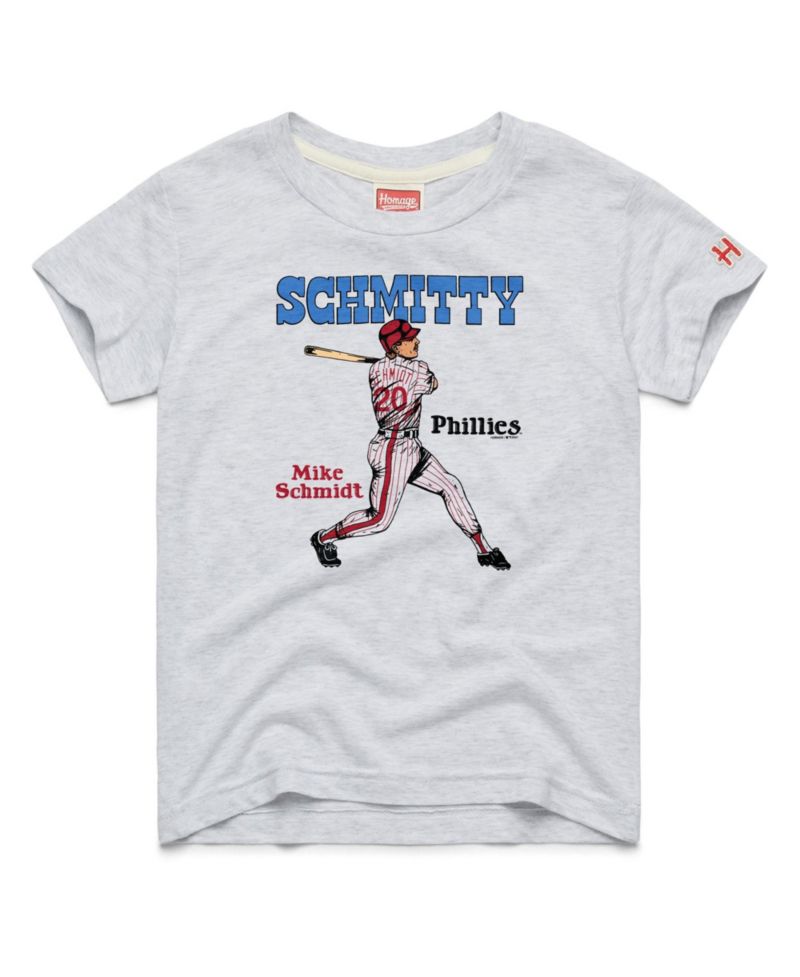 Boys and Girls 4-16 Mike Schmidt Philadelphia Phillies Cooperstown Collection Tri-Blend Screen-Print T-Shirt