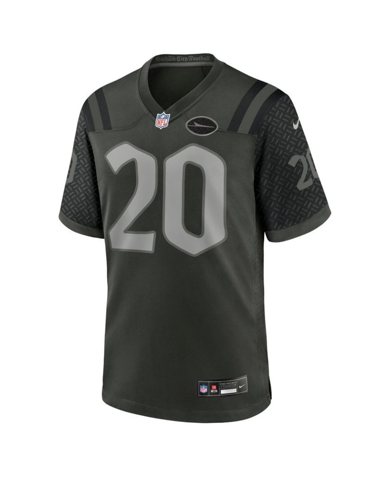 Men's Breece Hall Gotham Green New York Jets 2025 Rivalries Collection Game Jersey