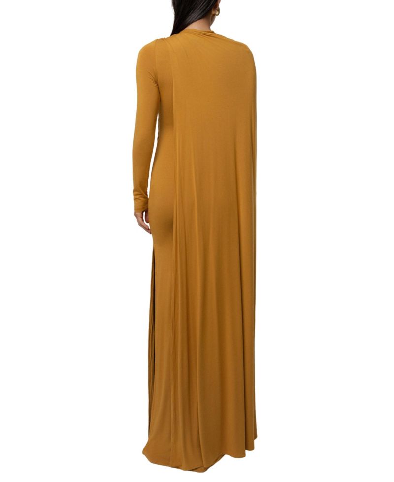 Women's Draped Elegance Cape Dress