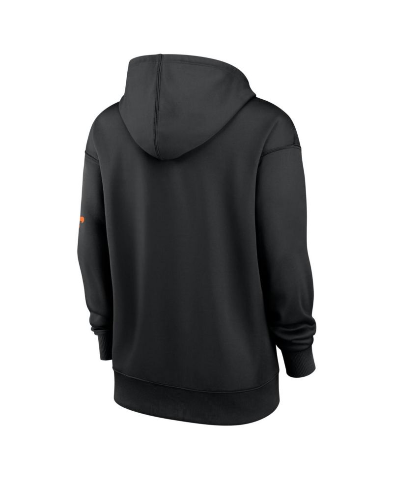 Women's Black San Francisco Giants Authentic Collection City Connect Therma Hoodie
