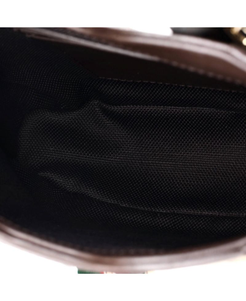 Mini Bucket Bag GG Canvas with Leather
