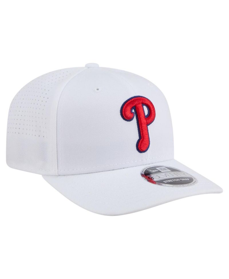 Men's White Philadelphia Phillies COOLERA 9SEVENTY Adjustable Hat