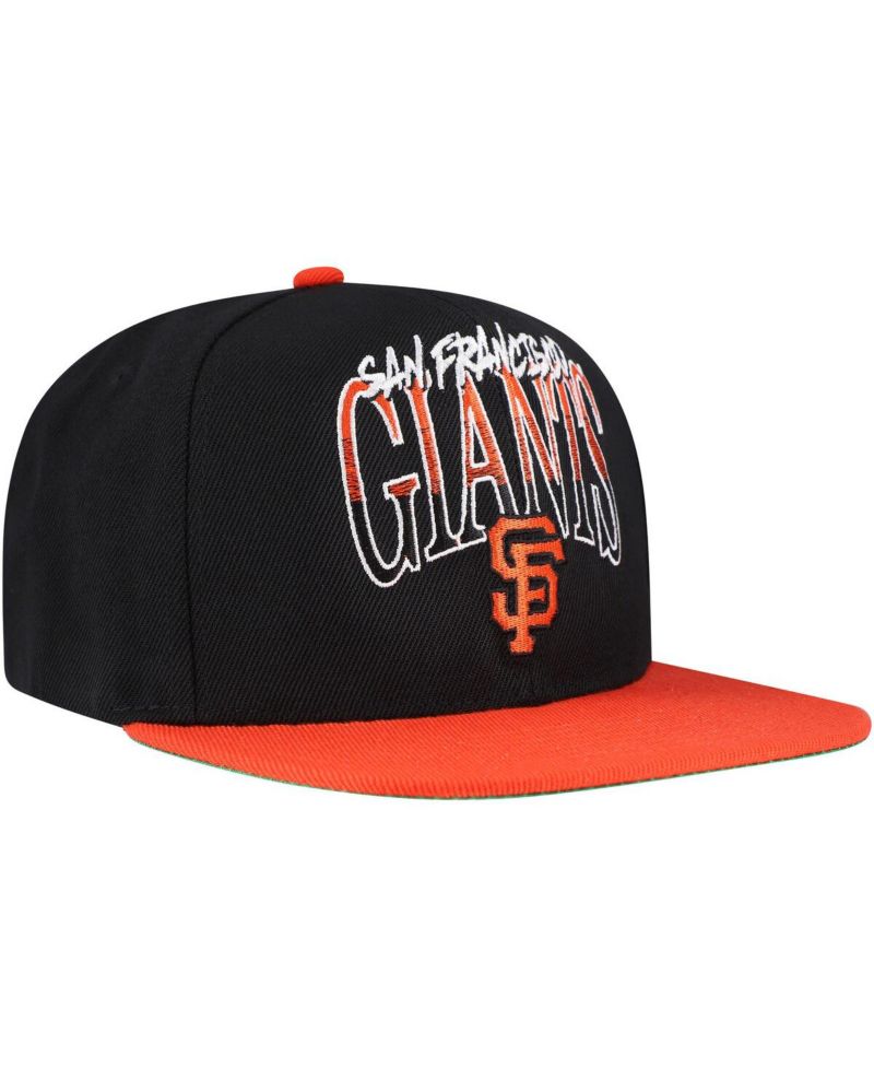 Men's Black San Francisco Giants Rise Up Snapback Hat