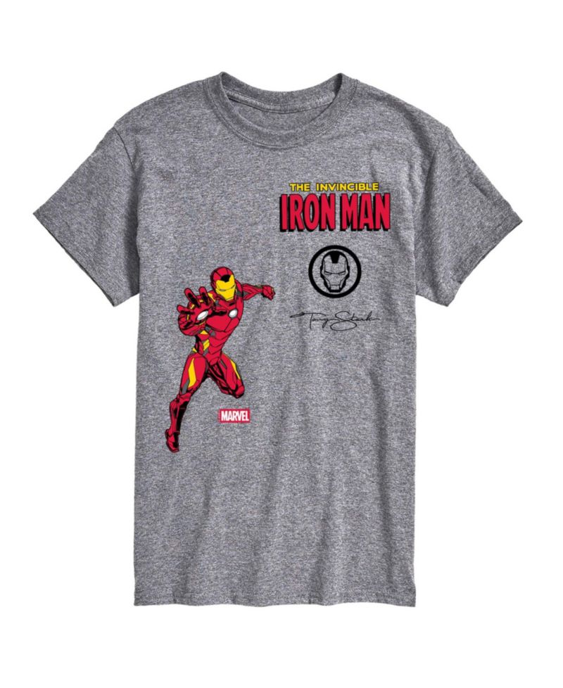 Men's Iron Man Invincible Short-Sleeve Graphic T-Shirt