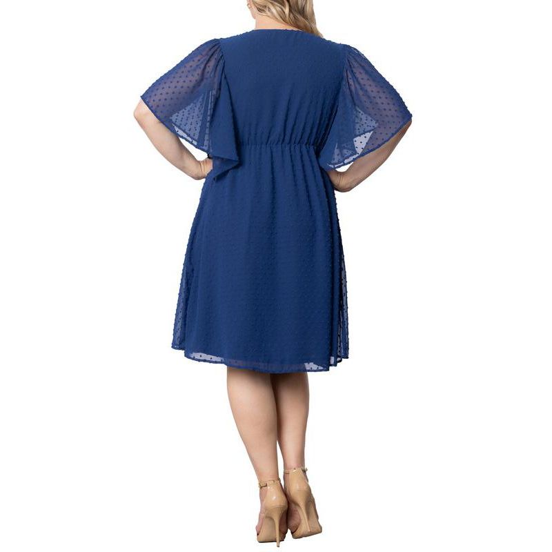 Plus Size Florence Flutter Sleeve Dress