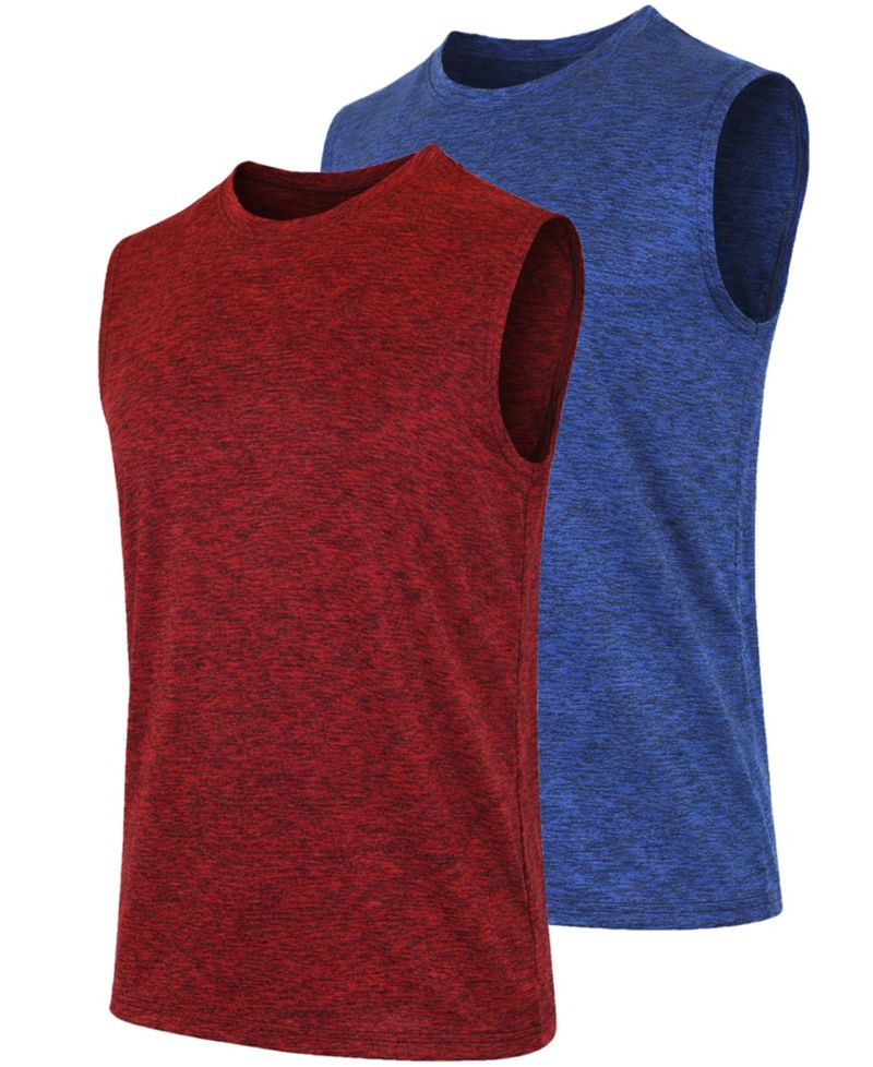 Galaxy Kick Start Gear Men's Crewneck T-Shirt, 2-Pack