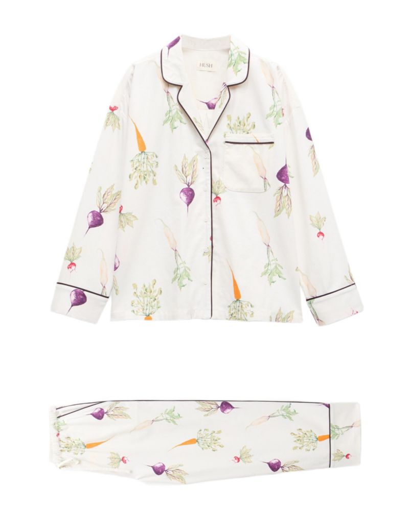 Women's Long Sleeve Brushed Cotton Pyjamas