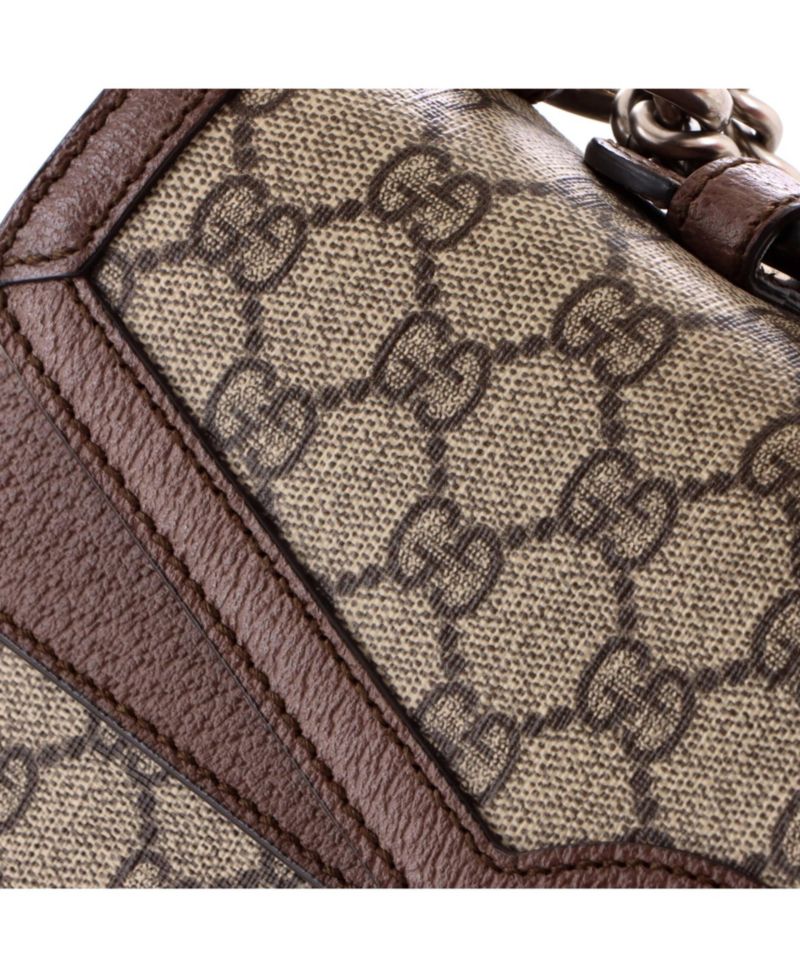 Small Dionysus Top Handle Chain Bag GG Coated Canvas