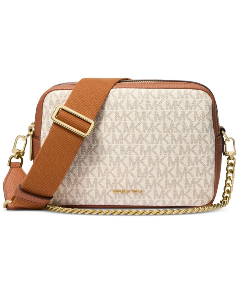 Michael Kors Bryant Medium Double Zip Chain Camera Crossbody Bag