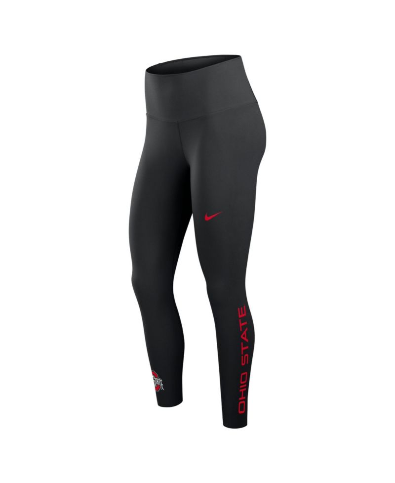 Women's Ohio State Buckeyes Zenvy High-Waisted 7/8 Dri-FIT Leggings