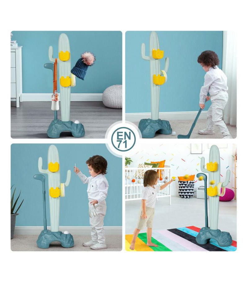 3 in 1 Toddler Sports Activity Center with Golf and Ring Toss