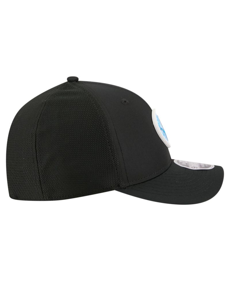 Men's Black Detroit Lions Floral 9FORTY M-Crown Trucker Adjustable Hat