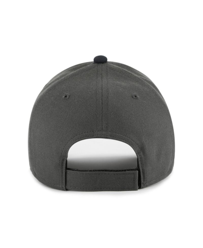 Men's Charcoal Dallas Cowboys Split Block MVP Adjustable Hat