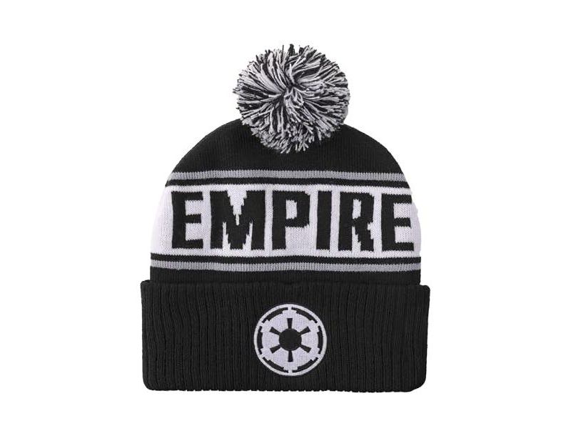 Men's Galactic Empire Black Cuff Beanie.