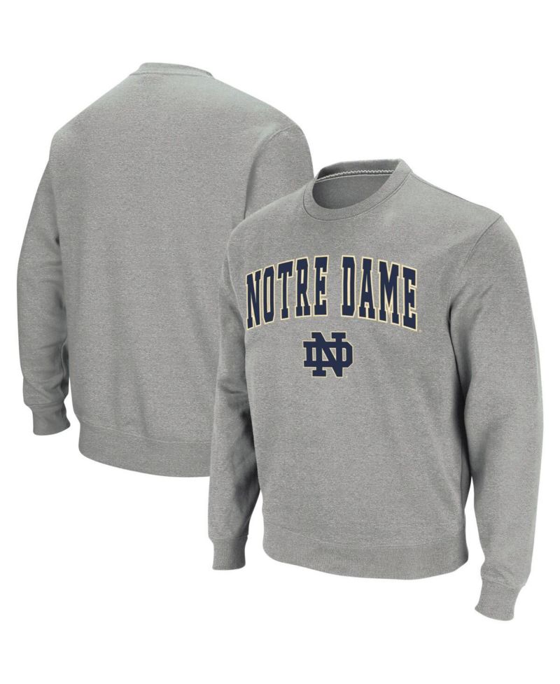 Men's Notre Dame Fighting Irish Arch & Logo Crew Neck Sweatshirt