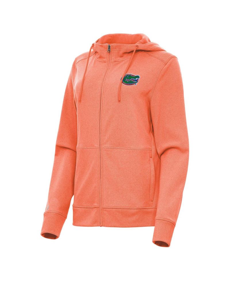 Women's Heather Orange Florida Gators Seeker Full-Zip Hoodie