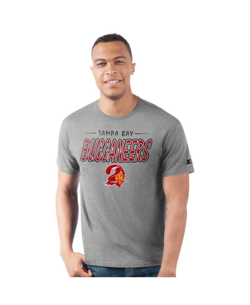 Men's Heather Gray Tampa Bay Buccaneers Prime Time T-Shirt