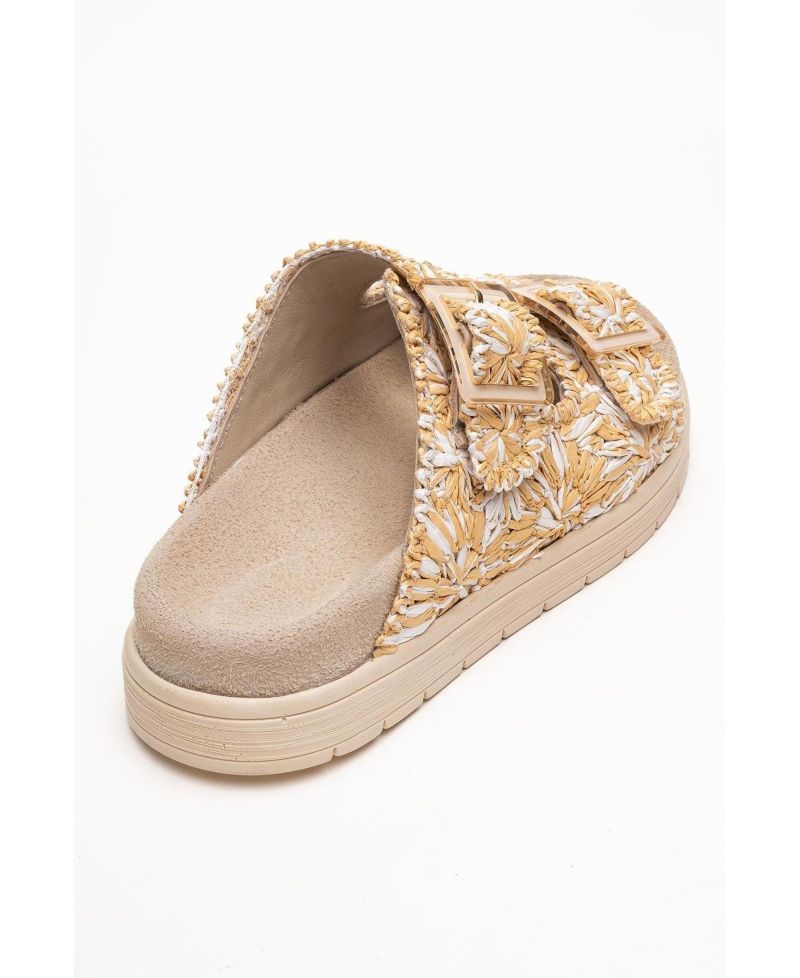 Milana Leather Double Strap Sandal (Women)