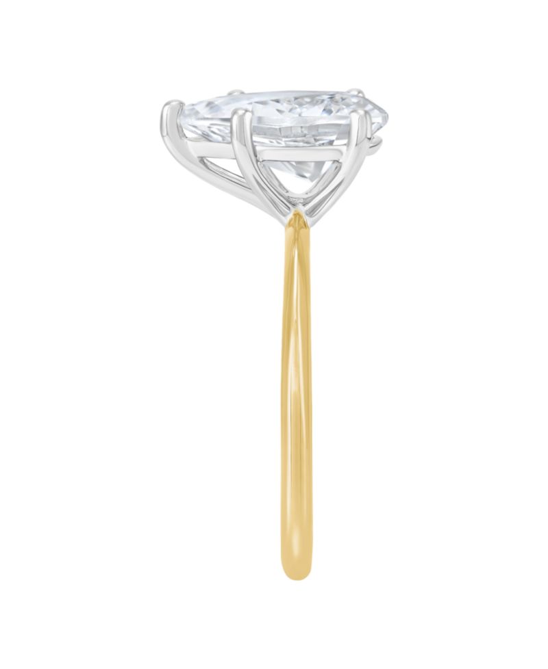 IGI Certified Lab Grown Diamond Solitaire Engagement Ring (2-1/2 ct. t.w.) in 14k White Gold or 14k Two Tone Gold