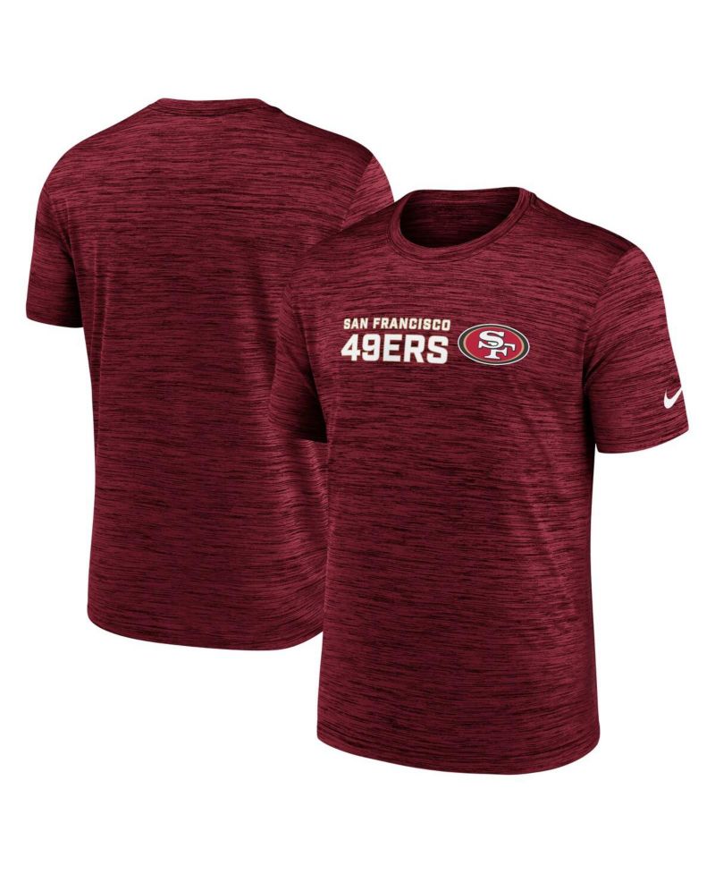 Men's Scarlet San Francisco 49ers Big & Tall Primetime Reverse Play Velocity Performance T-Shirt