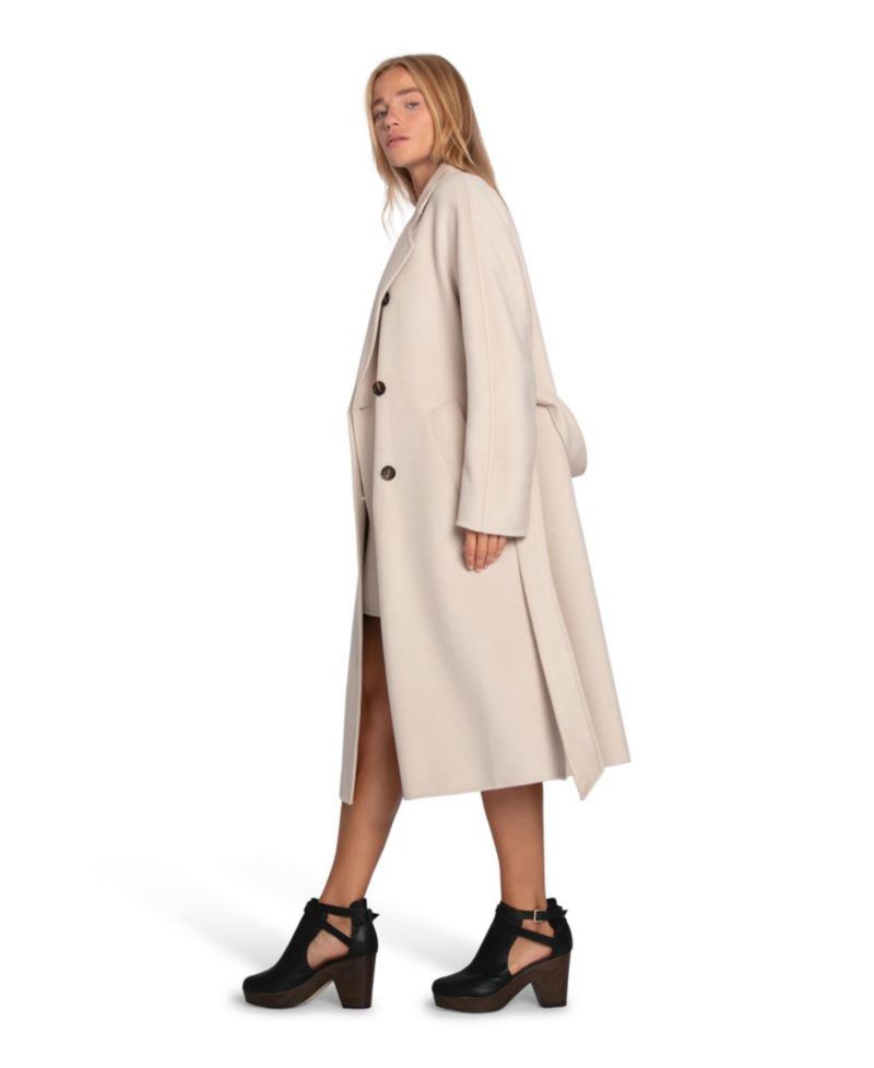 Women's Real Love Double Breasted Maxi Coat