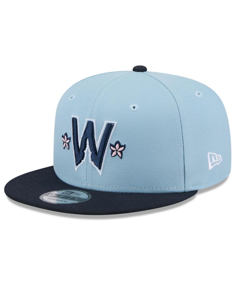 Men's Light Blue/Navy Washington Nationals 2025 City Connect 9FIFTY Snapback Hat