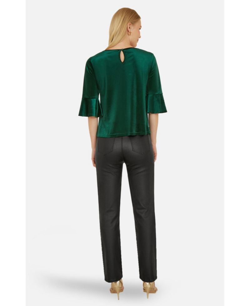 Women's Fluted Sleeve Relaxed Fit Top