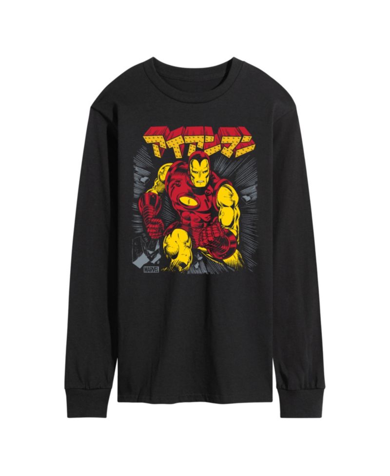 Men's Iron Man Long Sleeve T-Shirt