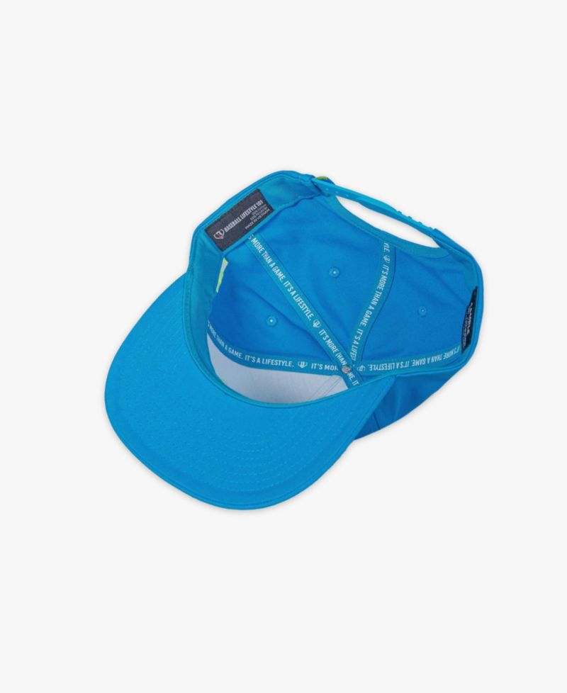 Big Boys and Girls Lifestyle 101 Blue Seams Snapback Hat