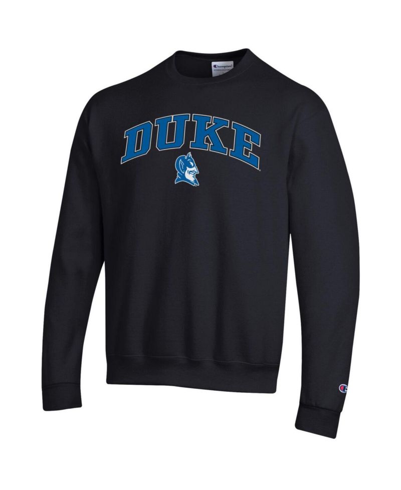 Men's Royal Duke Blue Devils Arch Over Logo Pullover Sweatshirt