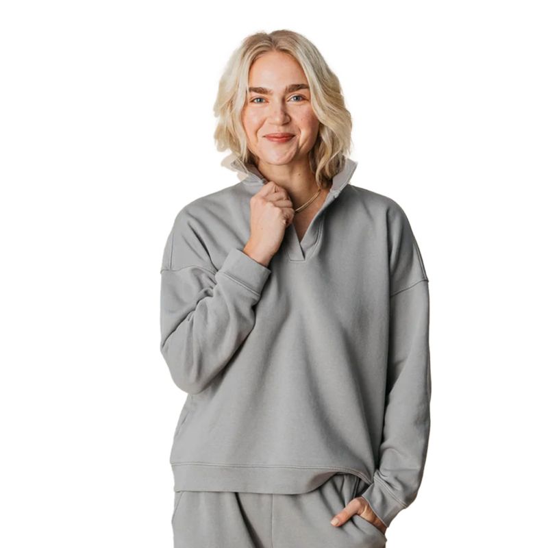 Women's Organic Cotton Teddy Polo Crew