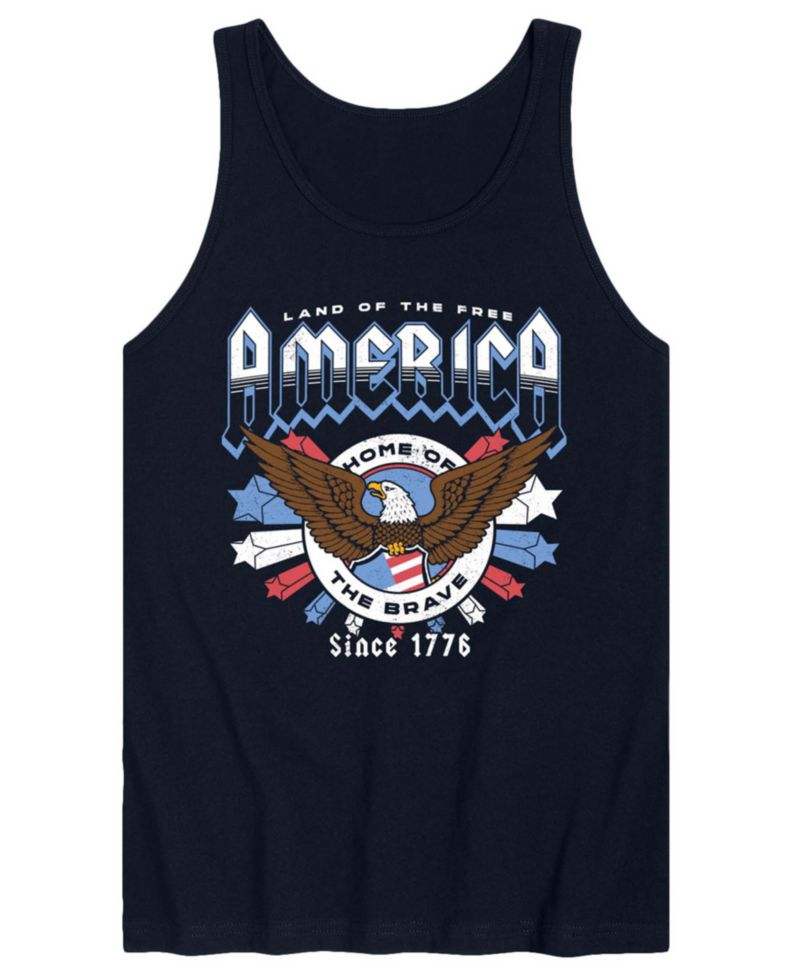 Men's America Rock Sleeveless Graphic Tank Top