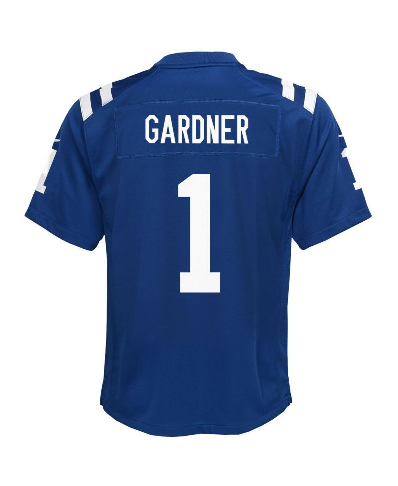 Big Boys and Girls Ahmad Sauce Gardner Blue Indianapolis Colts Home Game Jersey