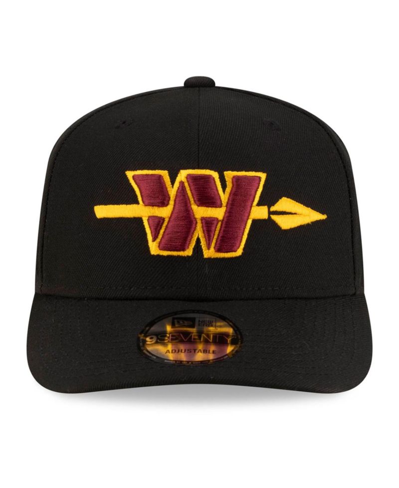 Men's Black Washington Commanders Alternate 9SEVENTY Adjustable Hat