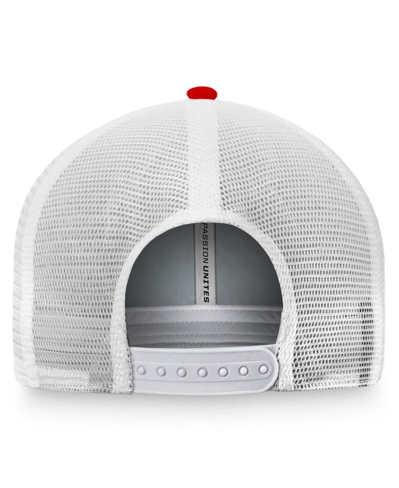 Men's Scarlet, White Nebraska Huskers Breakout Trucker Snapback Hat