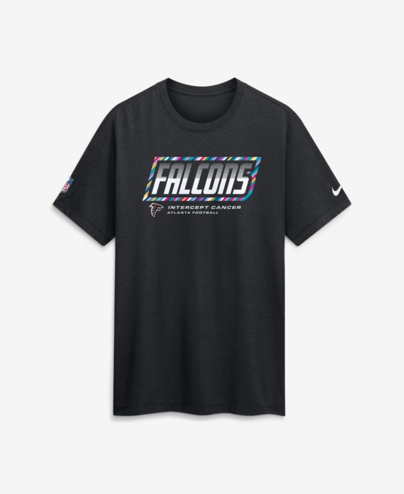 Men's Black Atlanta Falcons 2026 NFL Cruical Catch Sideline Dri-Fit T-Shirt
