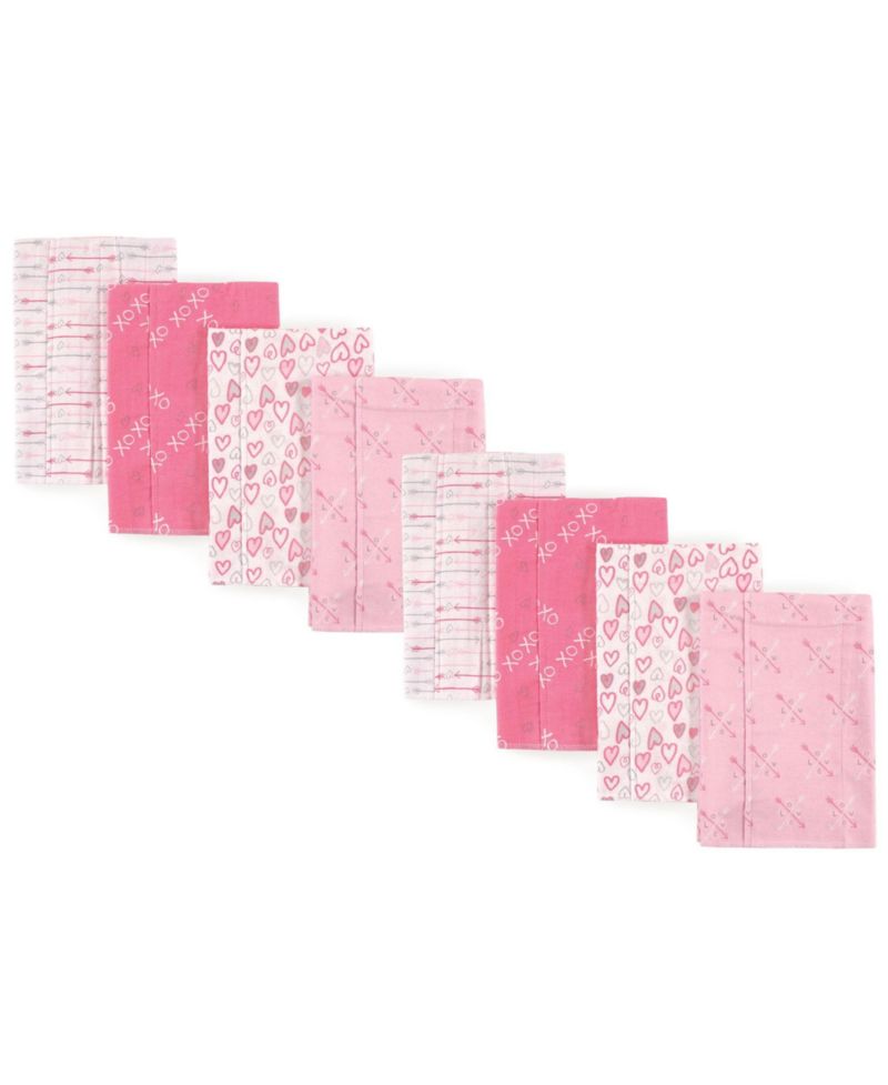 Durable Flannel Fabric Burp Cloths Poly-Cotton Assortment